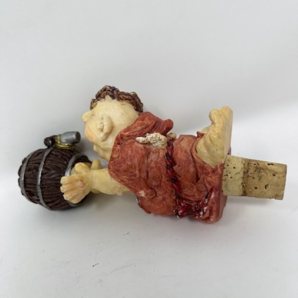 Vtg Guard. of the Grapes Monk Figure Bottle Topper - Picture 4 of 6